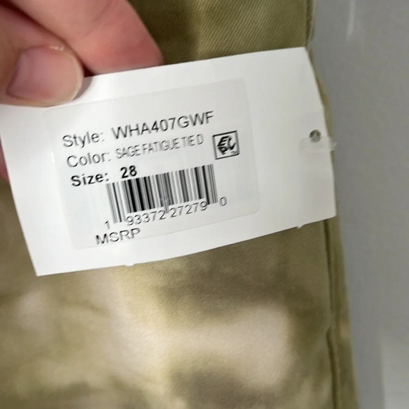 Hudson Barbara Tie Dye High Rise Super Skinny Jeans - Picture 3 of 6